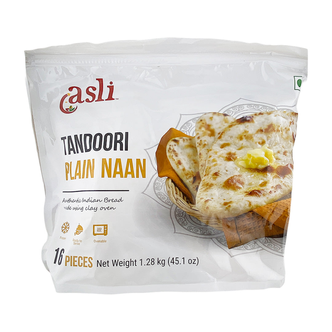 Asli Plain Tandoori Naan - 16pc