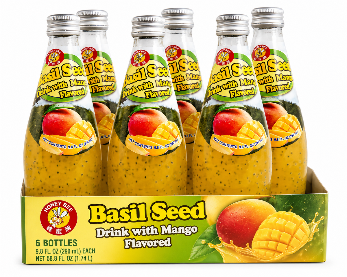 Basil Seed Mango Drink (6 Count)