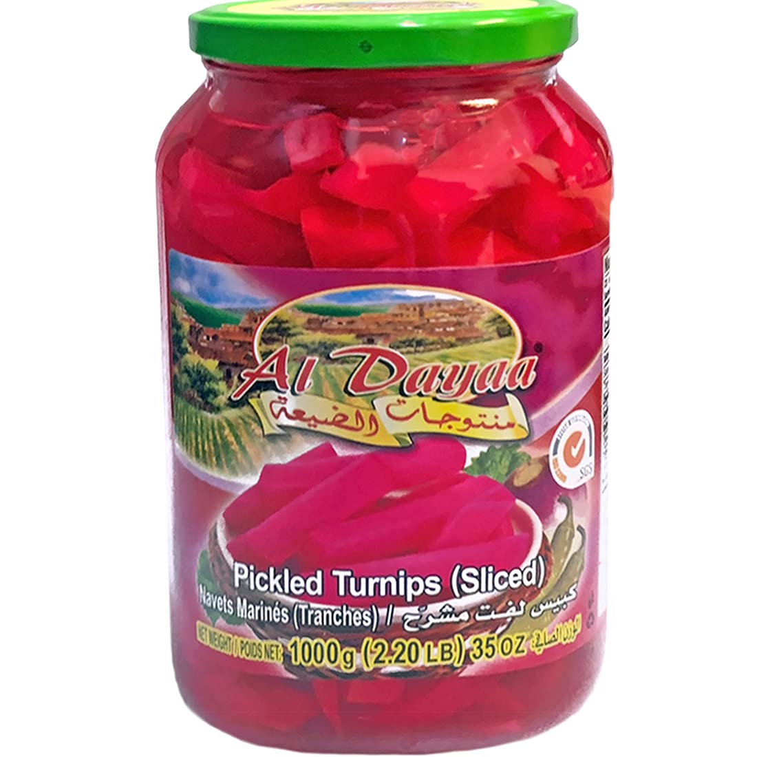 Pickled Turnips Sliced - Al Dayaa (1000g)
