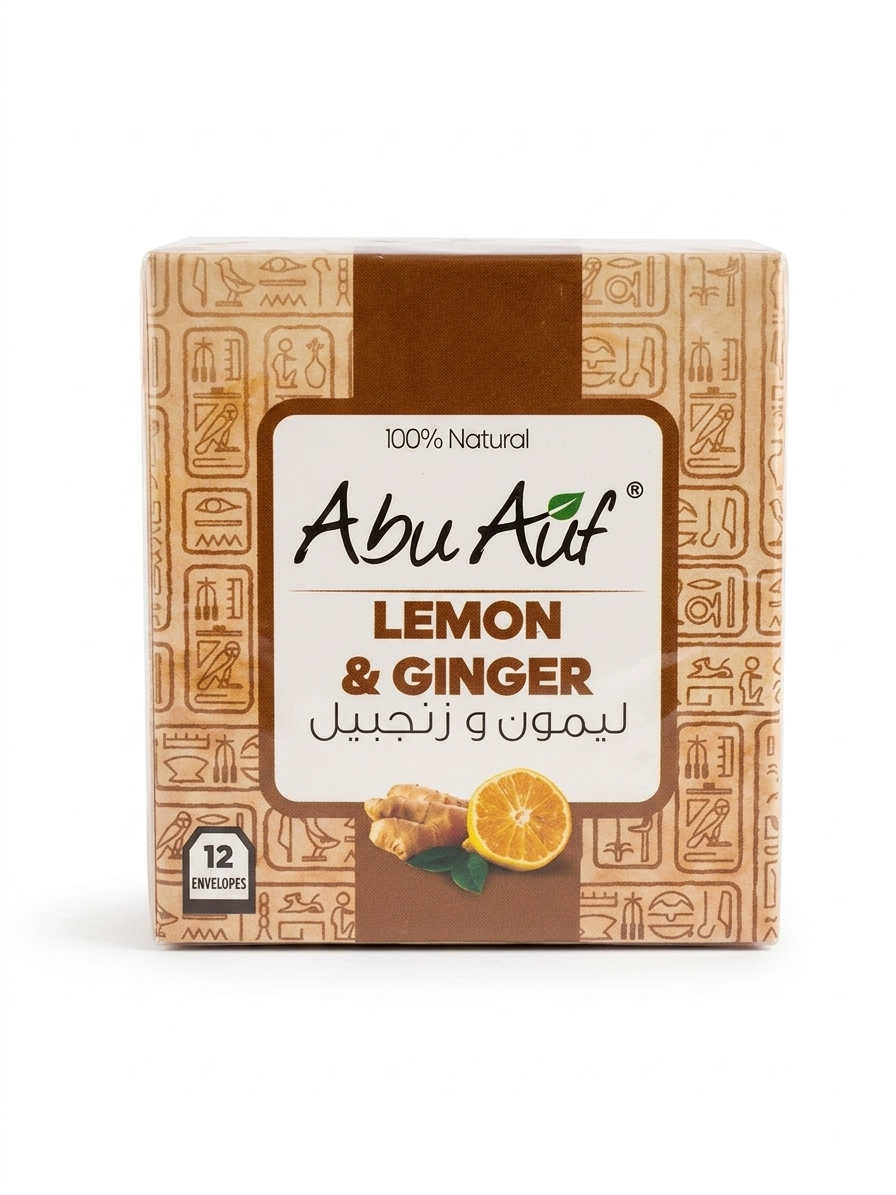 Abu Auf Lemon & Ginger , 12 bags