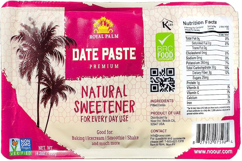 Royal Palm Premium Date Paste 14.2oz (400g)